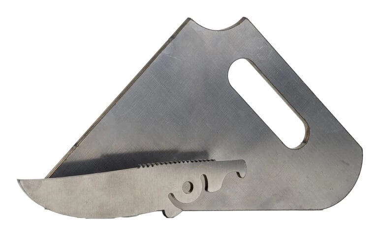 Our laser cut 1095 high carbon steel is guaranteed